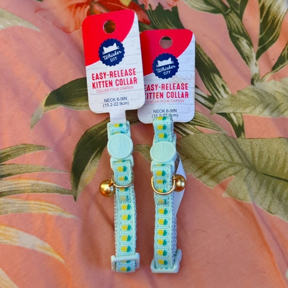 Whisker City Cat Twin Whisker City Pineapple Xsmall 69 In Collars 2